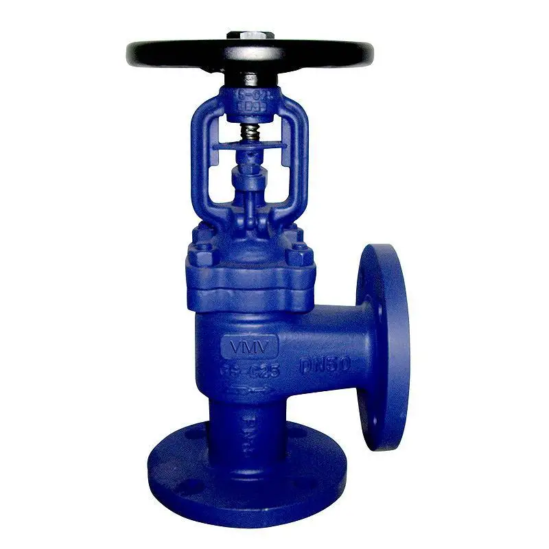 Высококачественный шаровой клапан углового типа GGG40 JS1049