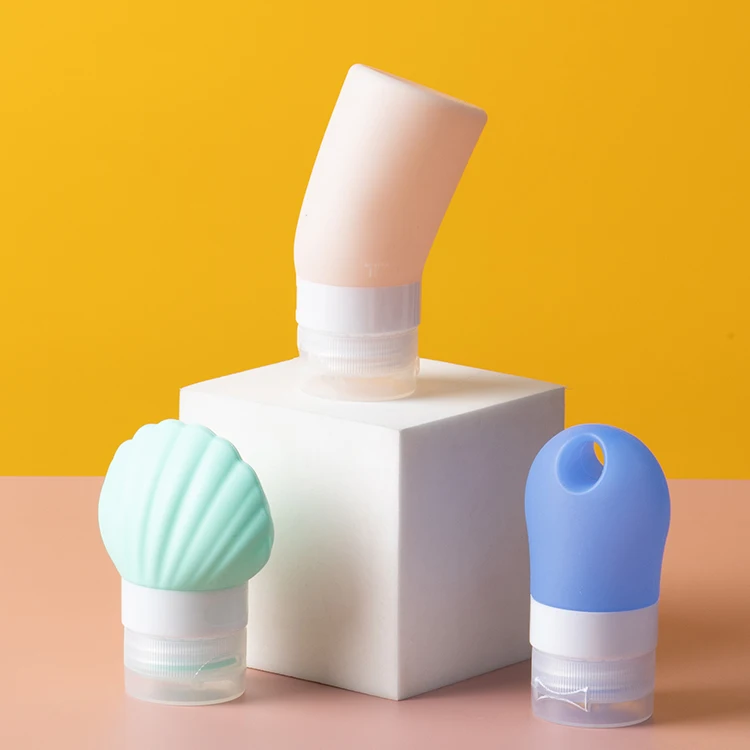 60ml 38ml 90ml Silicone Soft Tube Plastic Cream Cosmet Shampoo Lotion Squeeze Tube Cosmetic Soft Tube For Shampoo