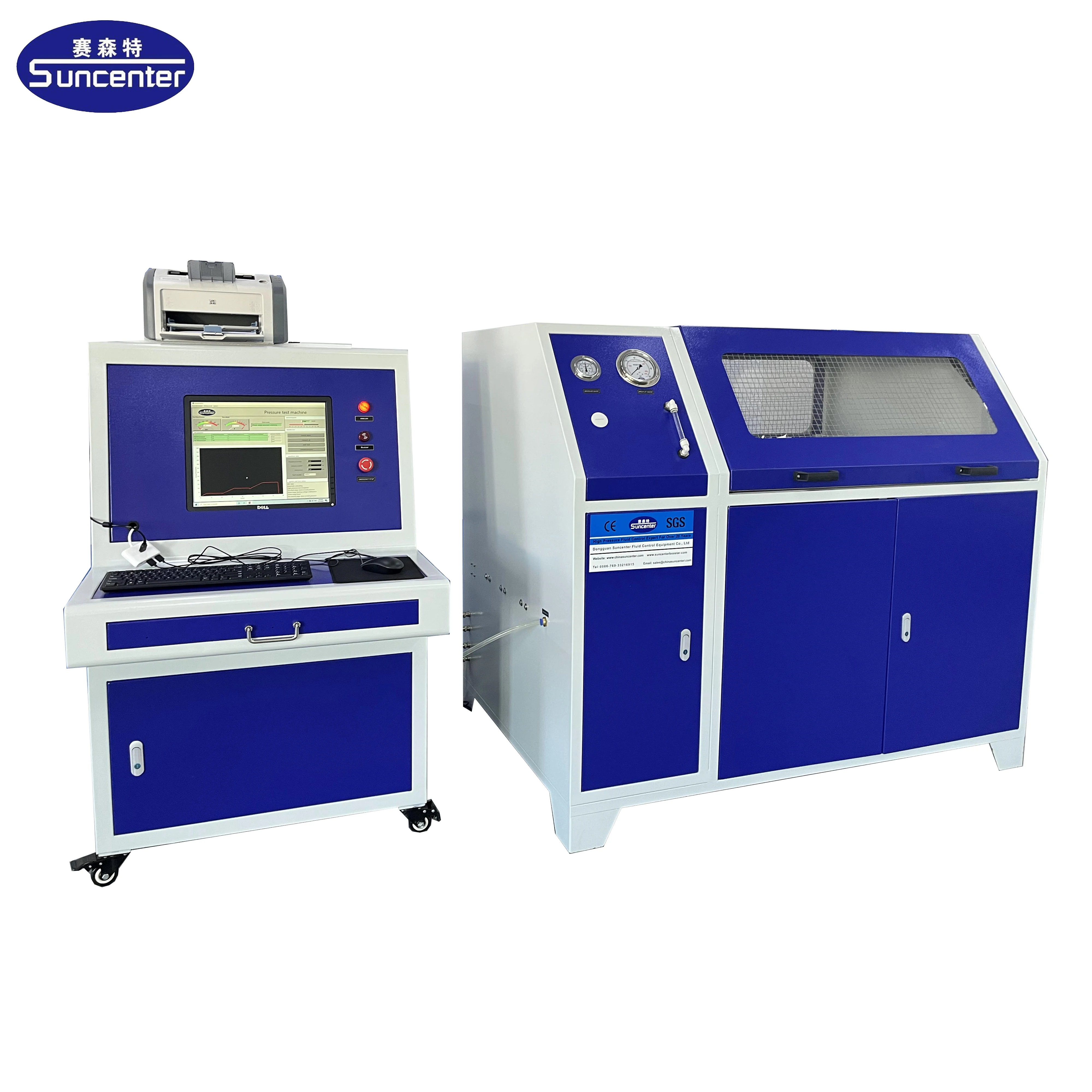 Hydrostatic Burst Test Stand Internal Bursting Pressure Test Equipment