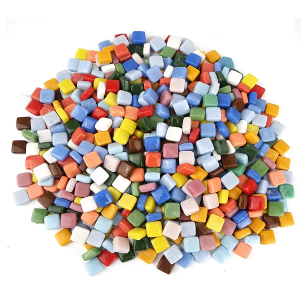 Mosaic Glass Tiles for Crafts  Premium Quality Stained Square Mosaic Pieces