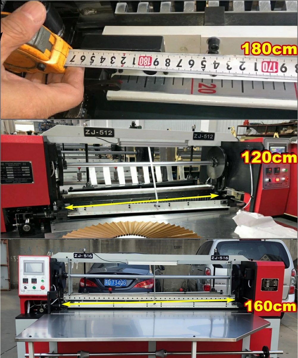 Manufacturer HuaEn ZJ516 ZJ516D fabric dress skirt pleating machine heat-set sunrise machine