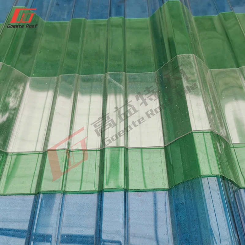 Roof skylight uv coated polycarbonate sheet greenhouse corrugated pc sheet