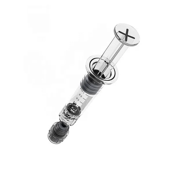 Empty 0.5Ml 1Ml Luer Lock Glass Syringe Luer Lock Syringe With Packaging