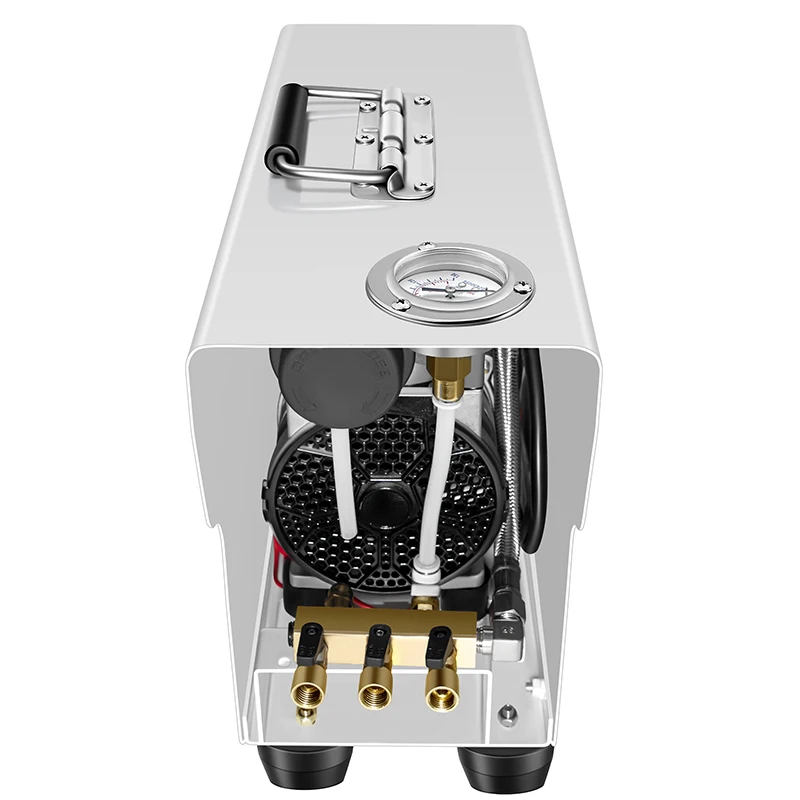 HCEM Portable Pond Aeration System HC750XM-CAB 1hp Low Noise Piston Aeration Pump for 3 Acre Lake Aeration