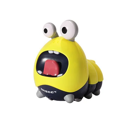 Cute Cartoon Battery Operated Caterpillar Electric Animal Toy Swing  Body Wriggle Cute Worm Toy for Kids
