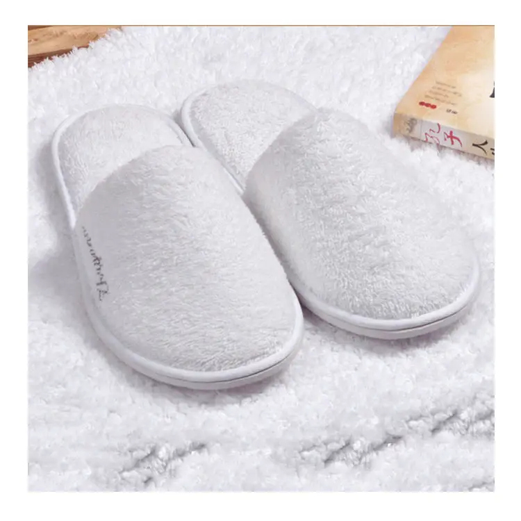 Factory Direct Disposable Hot Fashion Winter Shoes Cheap Price Velour Hotel Slipper Sale