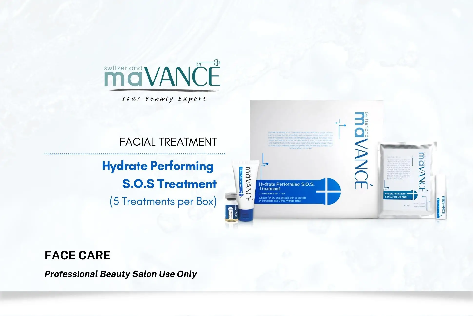 Swiss Made Professional Beauty Salon Wholesale Hydrate Performing Moisturizing Treatment For Dry And Delicate Skin