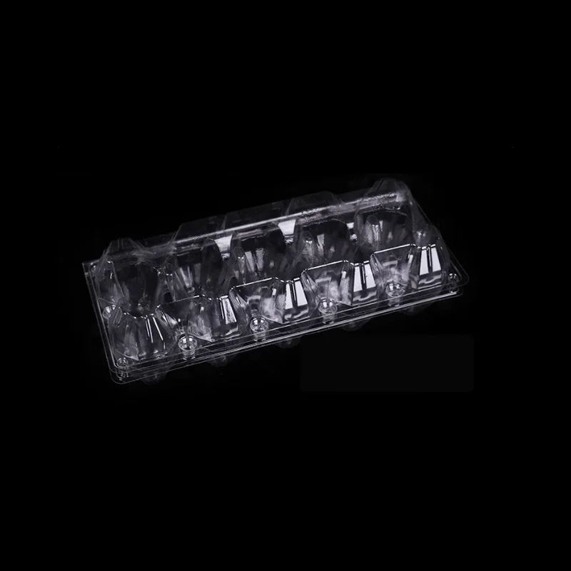 
Wholesale Clear 15 Cell 10 Cell Pack Plastic Tray Packaging Plastic Egg Tray Blister Tray For Egg 