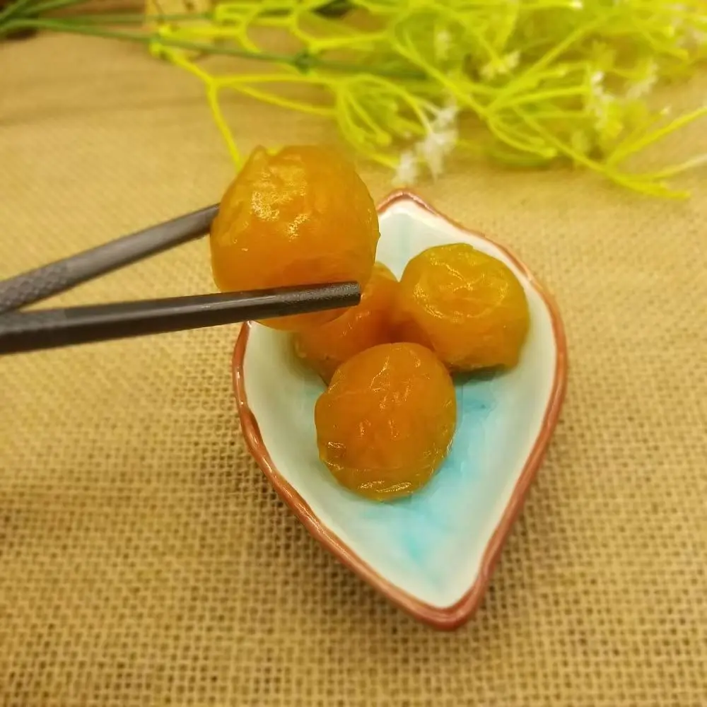 Honey Yellow Preserved Plum Dry and Syrup Processed Elegant Style