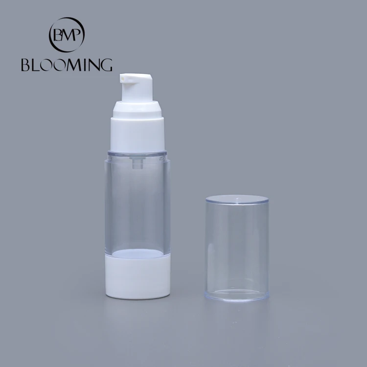 Economical personal care packaging custom design wholesale 15ml 30ml cosmetic airless bottle,high quality airless vacuum bottles