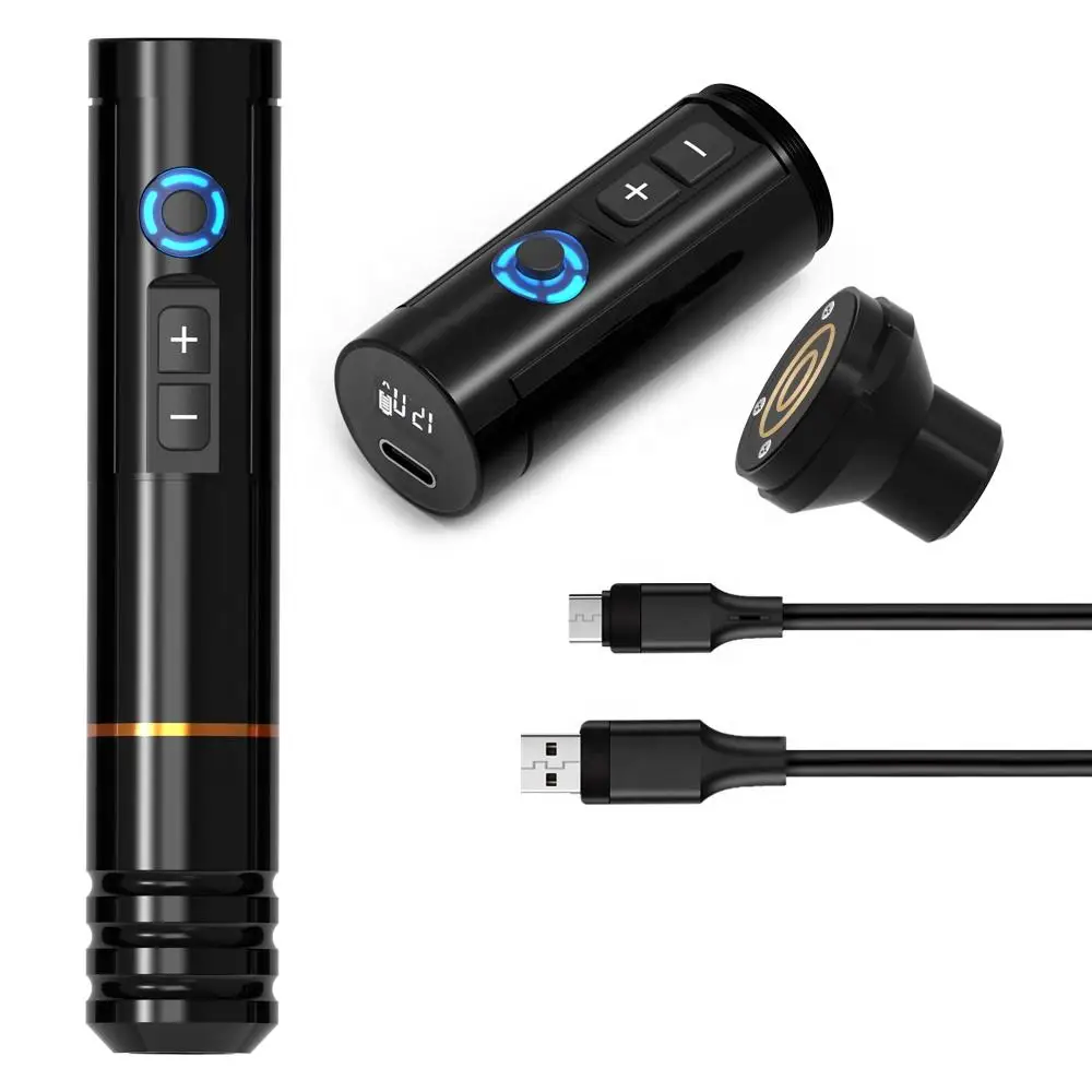 Hot Selling Tattoo Pen with LED Digital Display Needle Cartridge Rotary Gun Tattoo Machine