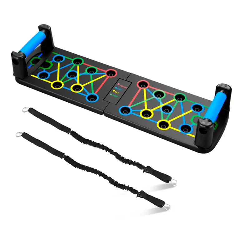 9 в 1 доска пуш-ап система для тренировок фитнеса прессованный стенд Толстая пластина пуш-ап доска