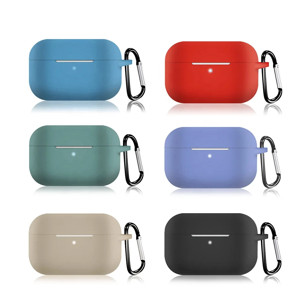  Амортизирующий защитный чехол для AirPods Pro с брелком