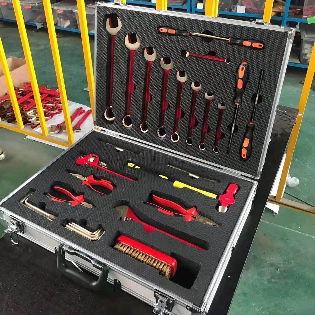 Non sparking spark free hand tools set