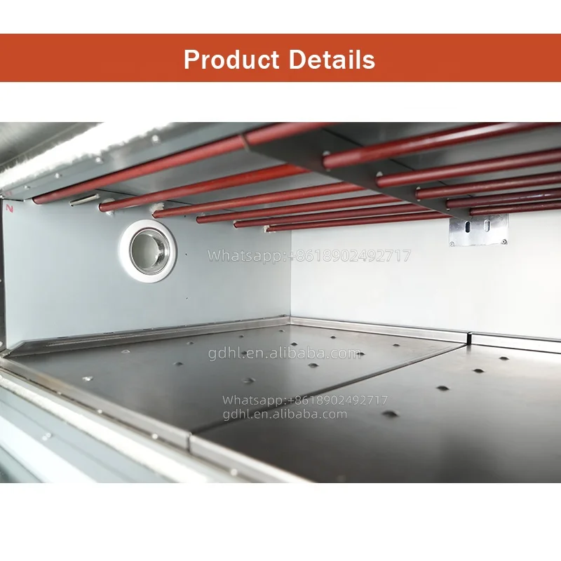 Commercial Industrial Touch Screen Digital Panel Bread Baking One Deck Two Tray Electric Oven With Steam