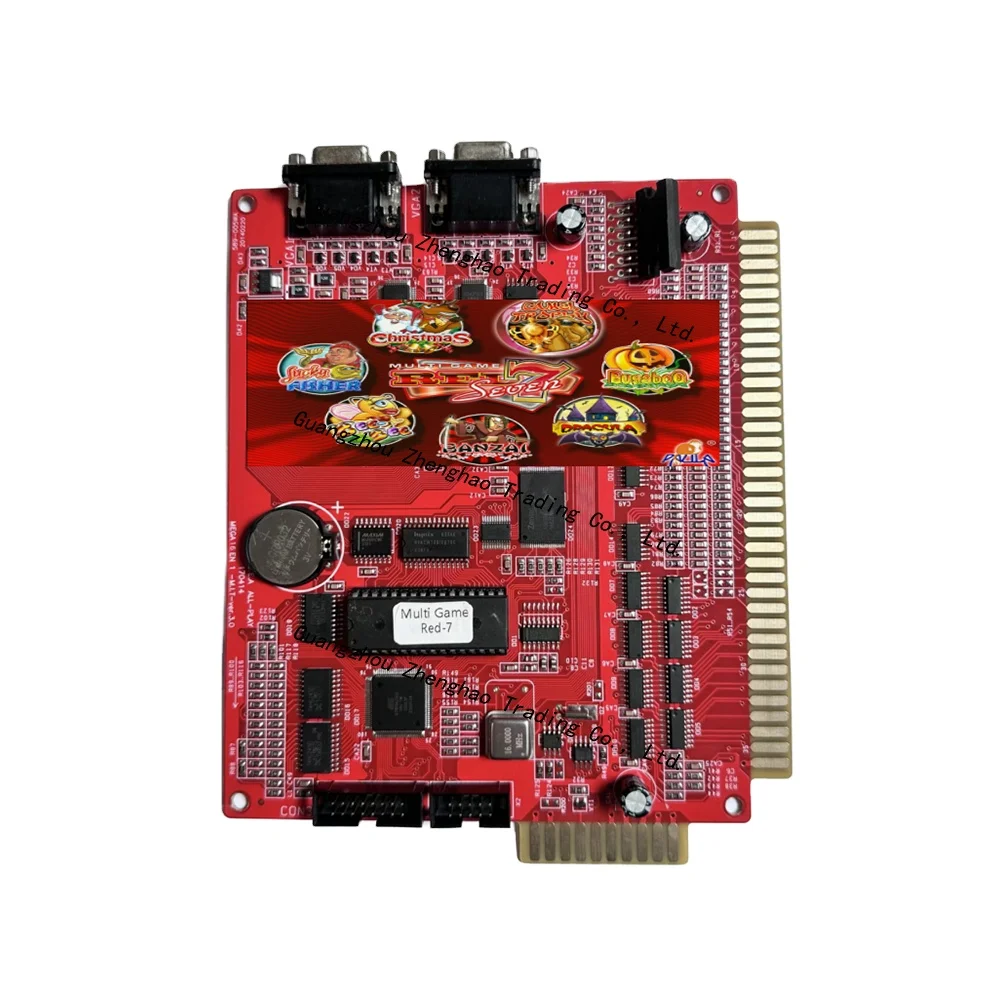 Multi Programs Cheap Game Machine Circuit Board Worldwide Applicable Popular Coin Operated Games Red 7 Retro Game Board