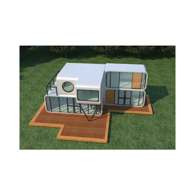 Teel Resort Style Waterproof Luxury Modular House Prefabricated Large Capsule Cabin