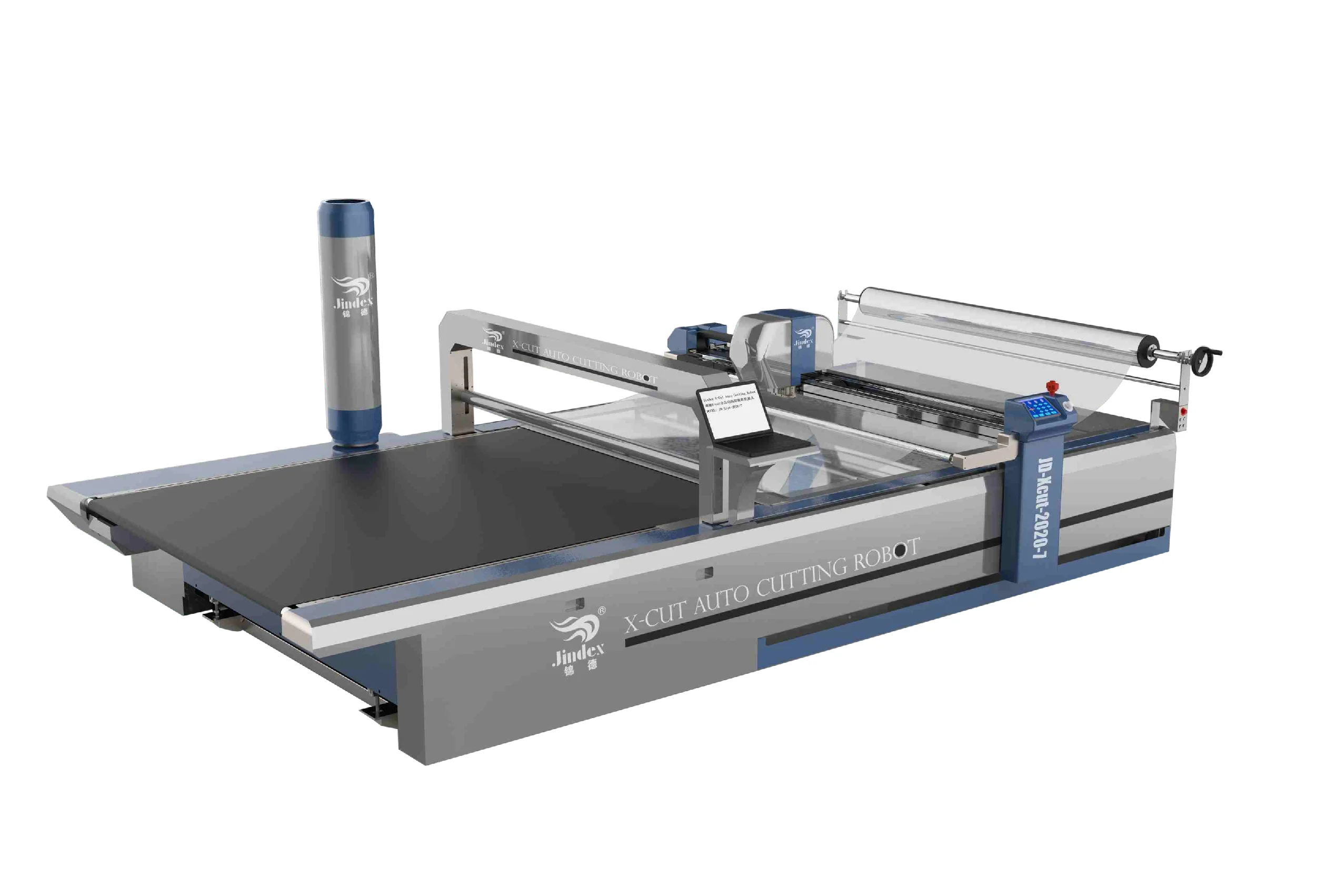 JINDEX mixture cloth cutting machine fabric oscillating knife cutting bed wide 180cm