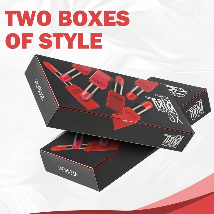 Alobon Matte Liquid Lipstick Long Lasting 24 Hour Waterproof Velvet Nonstick Cup Lipgloss Lip Stain Pigmented  MINI Lip Set Case