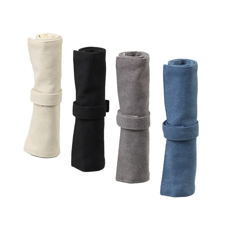 Simple Canvas Student Pen Case , For Unisex Stationery Box , Cheap Pen Box