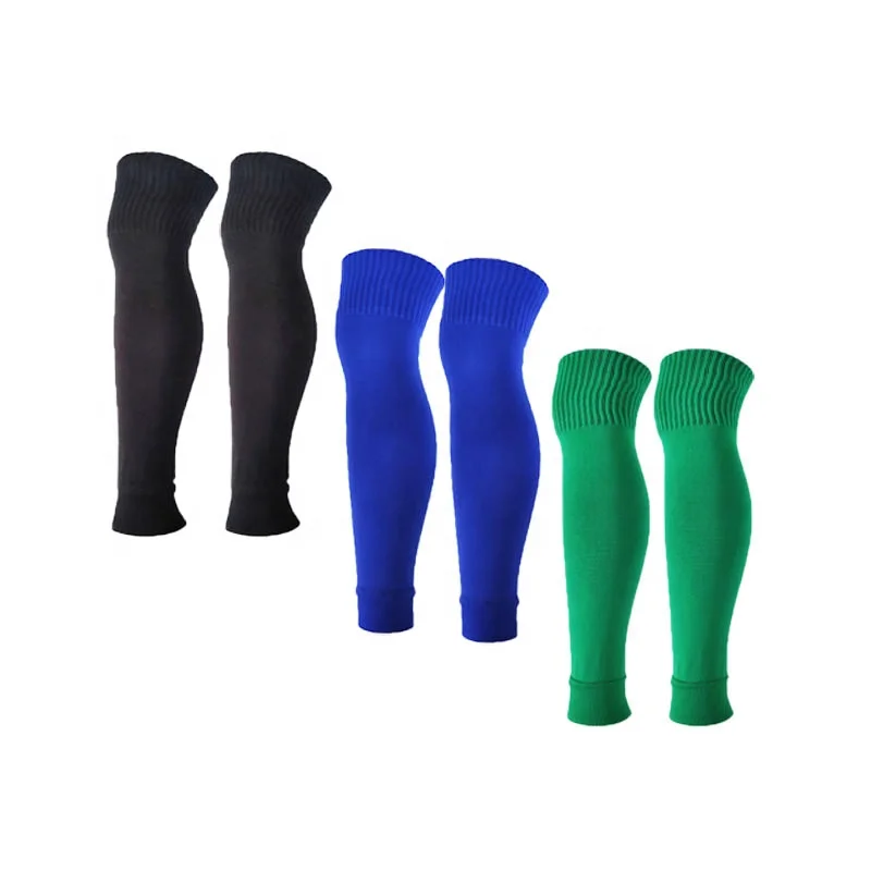 
Popular footless socks custom logo sport compression football socks 