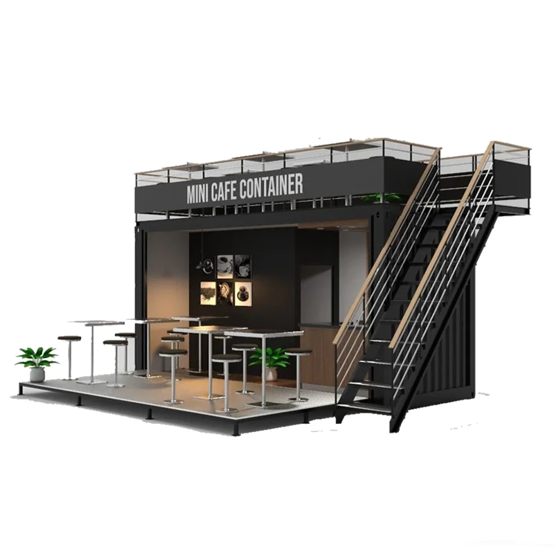 Роскошная доставка 20ft 40ft контейнер для ресторана бар с кухней кафе контейнер Кофейня для продажи