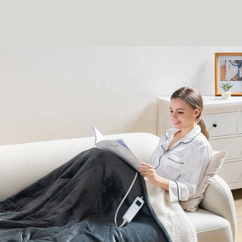 220V Electric Blanket Thicker Mattress Heater Single/Double Control Thermostat Security Heating Blanket Winter Body Warmer