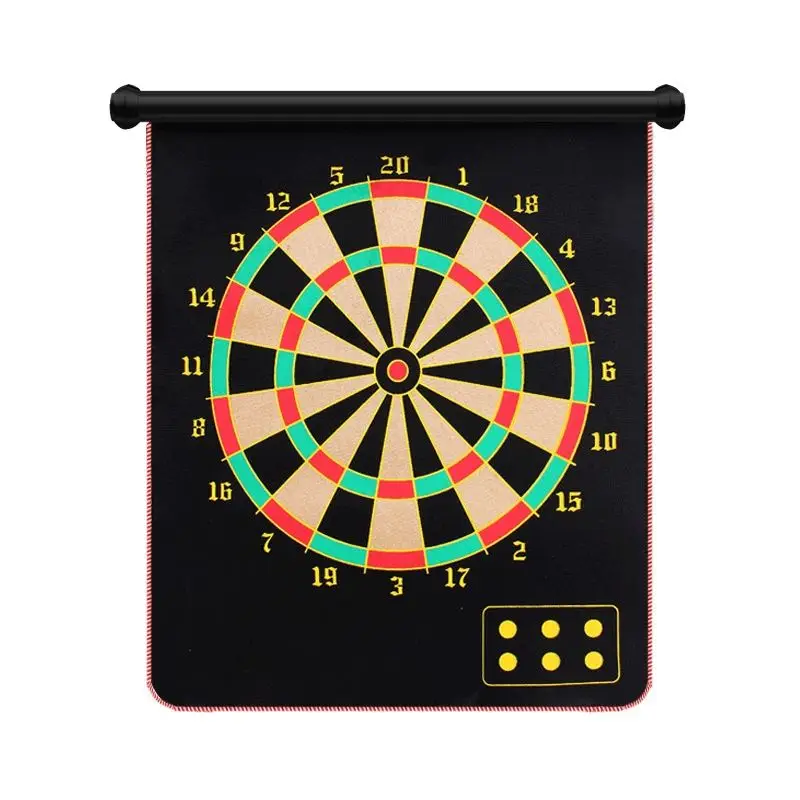 Factory Direct Sale black metal  dartboards Magnetic  Competition Dual-use metal Double Sided Dart Board
