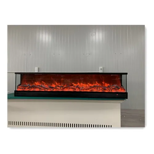 80 inches Colors Changing Decorative Three Sided Flame Inserted Electronic Fireplace Heaters
