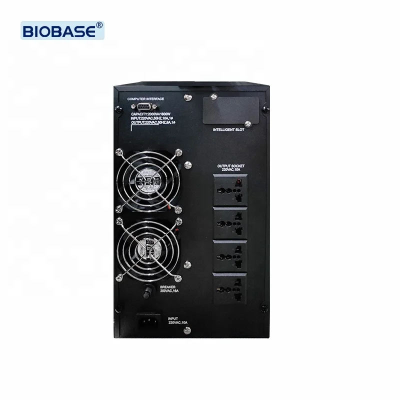 BIOBASE бесперебойный источник питания Ups 1-10 ква, однофазная система питания, онлайн Ups в виде башни через ЖК-дисплей