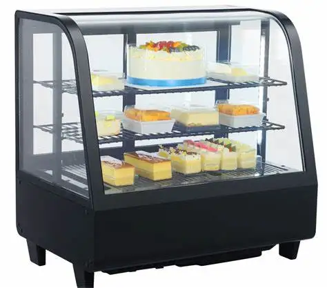 Refrigerated Bakery Display Case Countertop 100l Show Case Cabinet Dessert Case