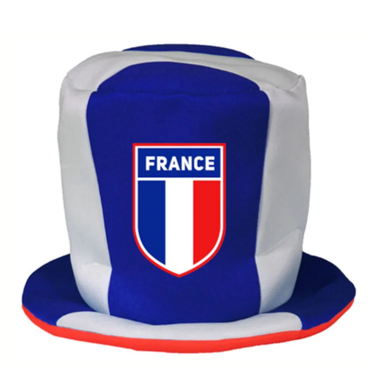 Custom USA Football Fans Cheering Hat Crazy Carnival Soccer Party American Hat with Country Flag