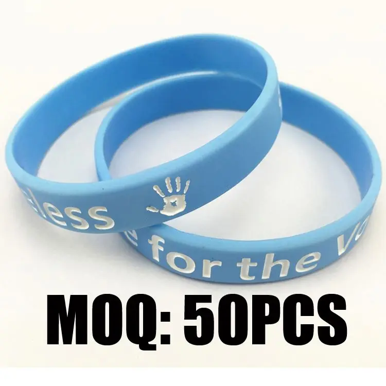 Couple Wristband Touch David Guetta Event Ribbon Fastener For Glow In Dark Hand Heaters Warmer Wristbands Large Charm
