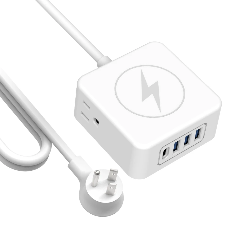 Wholesales Electrical Plugs Portable Extension Board With USB Port US Type Power Strips Wireless Charge