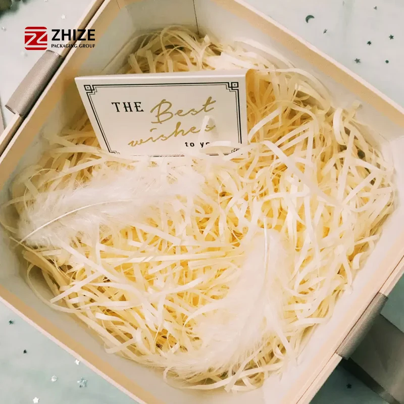 Diy Lafite Paper Grass Colorful Shredded Paper PP Grass Shredded Paper Packing For Gift Package Box Filling