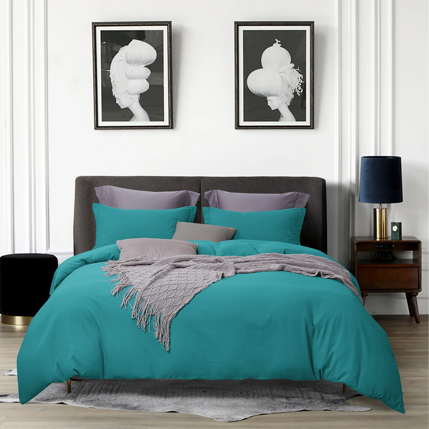 BEDELITE Hotel King Size Bed Duvet Covers Queen Size European Duvet Cover Set For Winter