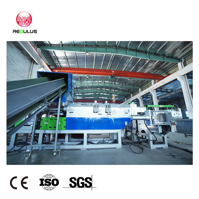 Plastic Film Strand Cooling Granulating Production Line Plastic EPS CPP Recycling Pellet Production Line