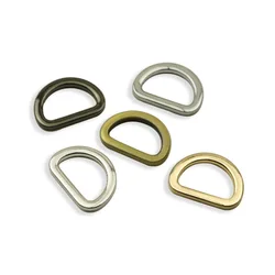 Custom 20mm Alloy Buckles Clasp D Rings Handbag Accessories Bag Straps Metal Buckle D Ring