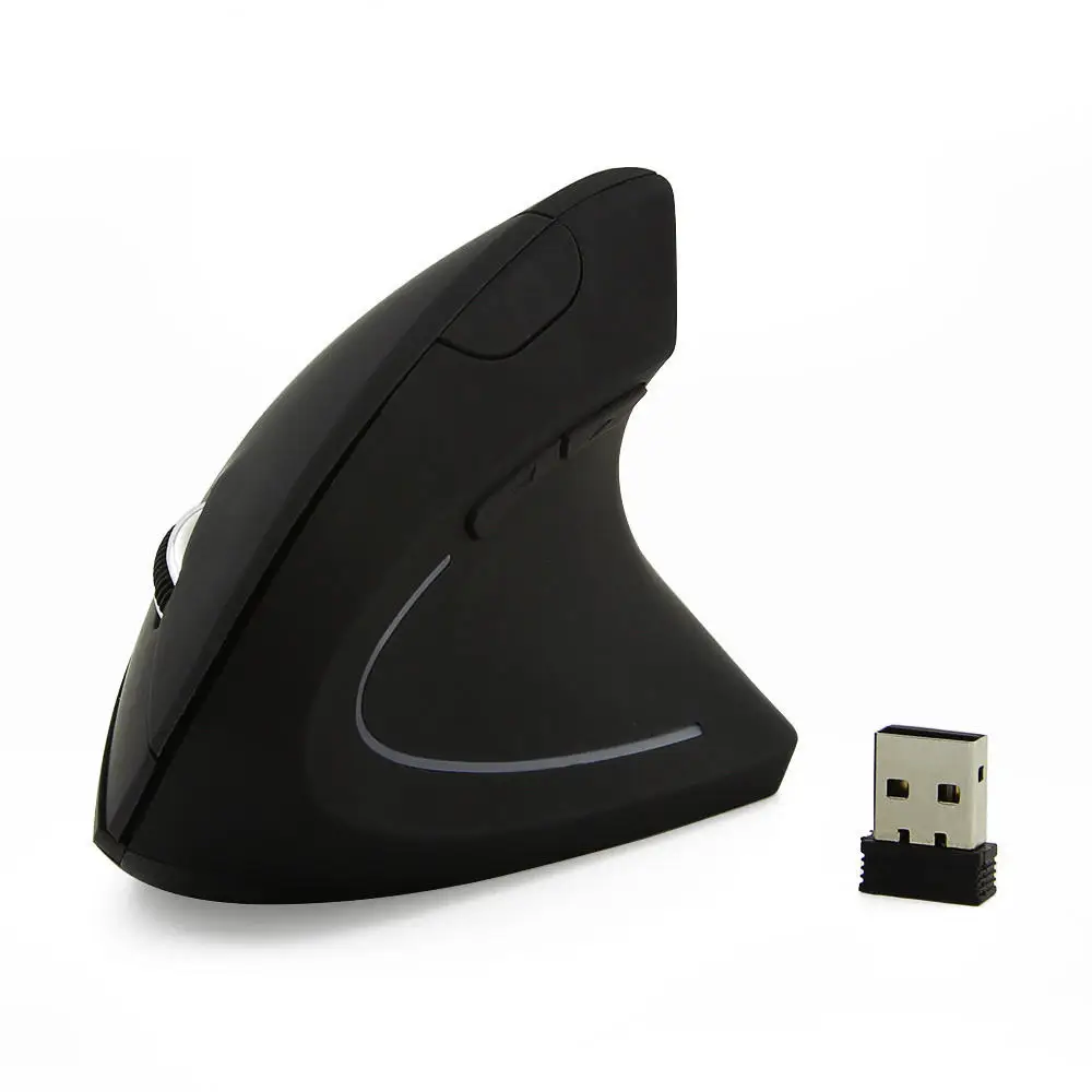 Горячая Распродажа Проводная оптическая компьютерная мышь USB 2 4G Беспроводная игровая перезаряжаемая Вертикальная