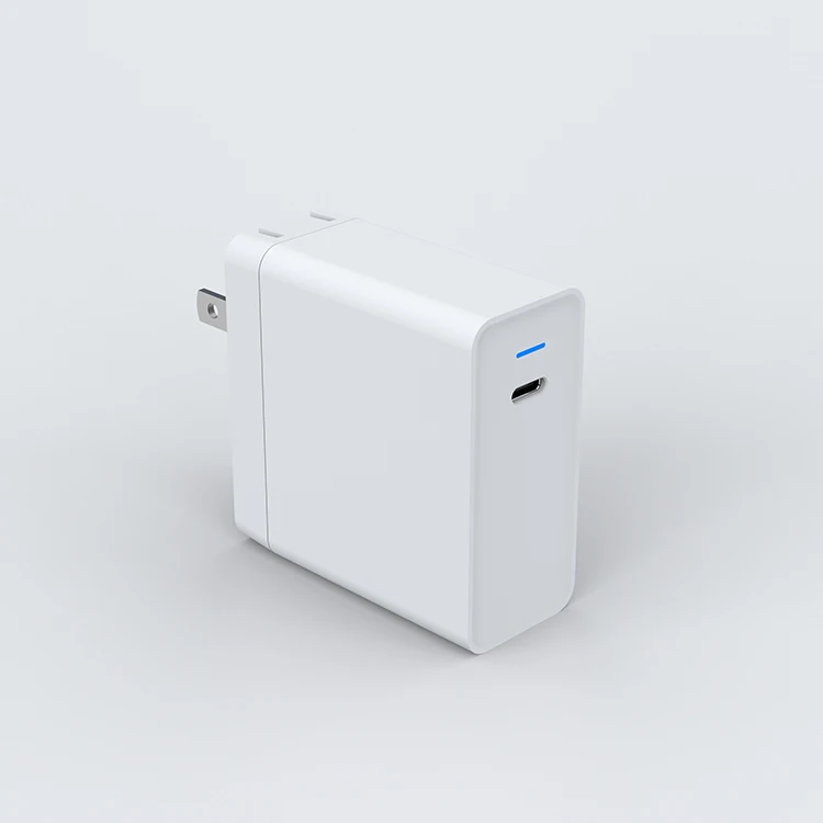 
ZONSAN single charging port pd USB-C 60w wall charger adapter for Macbook pro mobile smart phone 