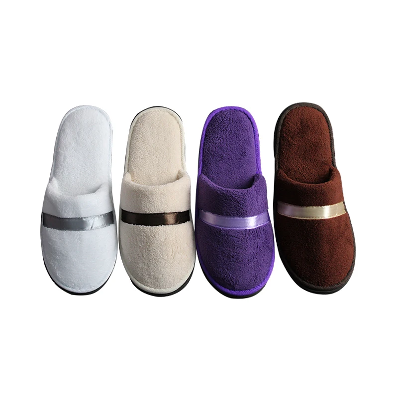 2020 cheap custom color hotel bedroom slipper with high quality for 5 star hotel