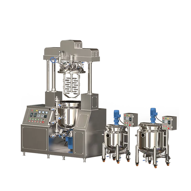 homogenizer mixing tank with emulsifying mixer for Cosmetic producing