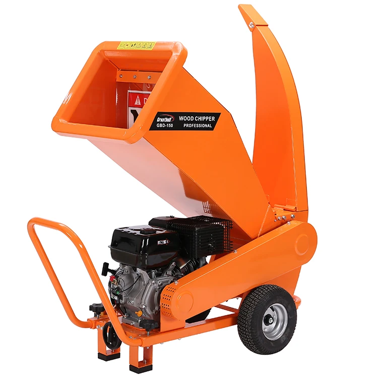 15HP Gasoline Ducar Engine Diameter 10CM Wood Chipper Shredder