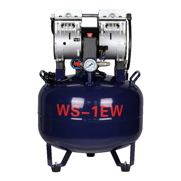 Best quality 65L vertical type dental silent air compressor for 4pcs dental unit air compressor for sale