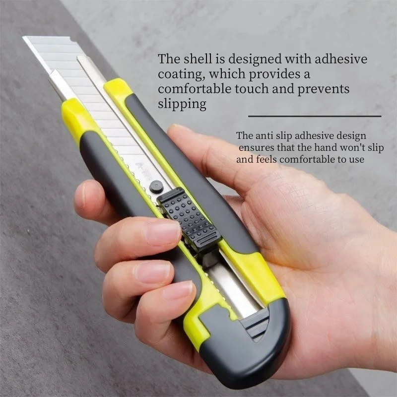 Thickened and widened art knife