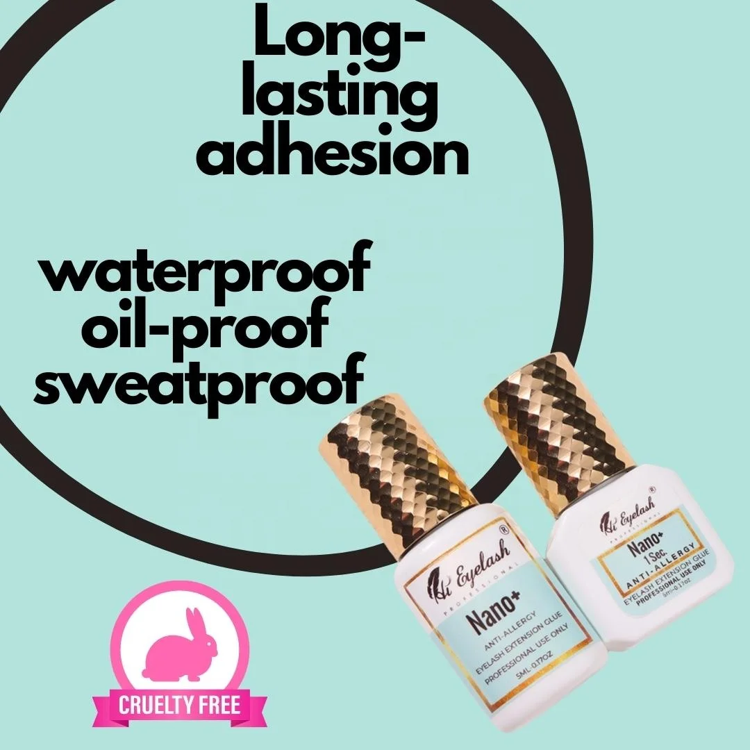 hieyelash 3ml No Irritation Bottle Black Best Private Label Japan Wholesale Professional Permanent Eyelash Glue