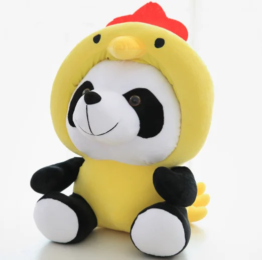 Animal custom soft doll cute fat pandas plush stuffed educational kid toys