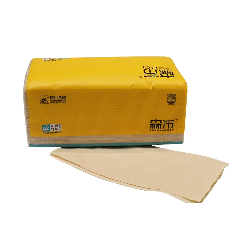 Virgin bamboo pulp tablet tissue sample free custom 2ply 3ply wholesale unbleached bamboo facial tissue