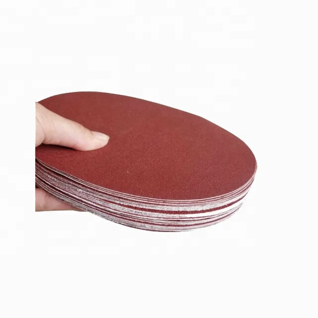 red aluminum oxide hook&loop discs toa abrasive paper hook and loop disc