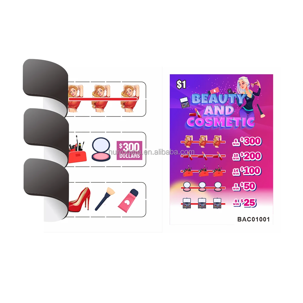 Пользовательские потянуть Tab лотерейные билеты игры красота и косметика Тема 3 окна брейк открывает на заказ tab